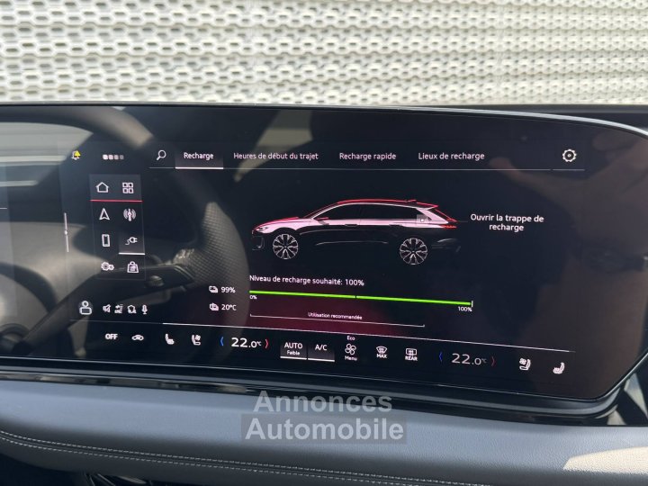 Audi A6 Avant E-TRON e-tron Performance 367 ch 100 kWh S line - 14