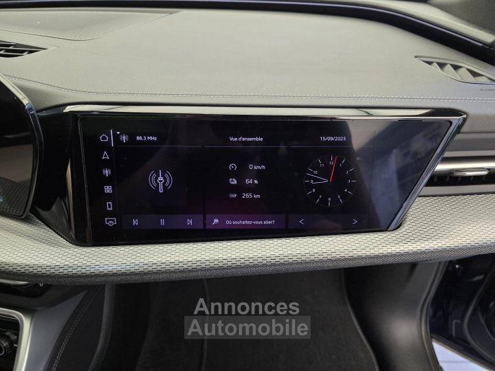 Audi Q5 Sportback e-hybrid 299 ch S tronic 7 Quattro S line - 11