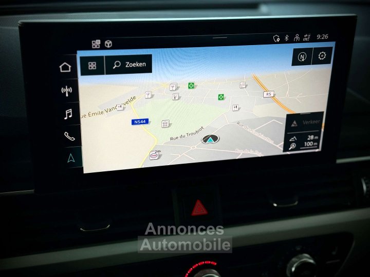 Audi A4 20TDi SPORT-1ERPRO-COCKPIT-CUIR-CAMERA-PDC-TVA - 14