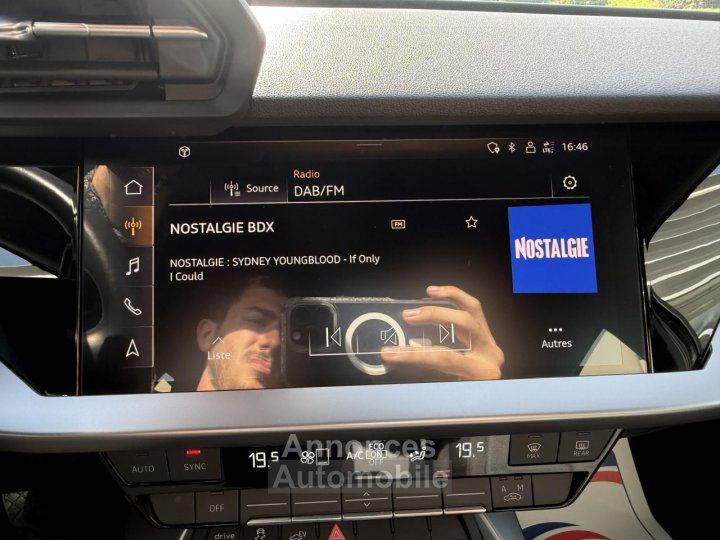 Audi A3 Sportback 14 45 TFSI e - 245 - BV S-Tronic 6 Competition CARPLAY + RADAR AR - 19