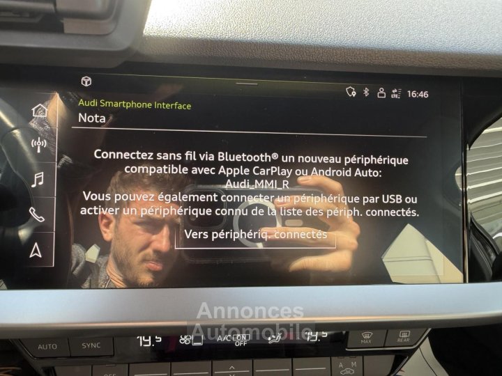 Audi A3 Sportback 14 45 TFSI e - 245 - BV S-Tronic 6 Competition CARPLAY + RADAR AR - 20