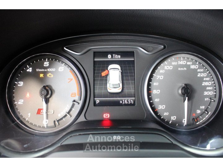 Audi S3 SPORTBACK Quattro 20 TFSI - 300 - BV S-tronic - 13