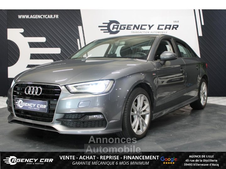 Audi A3 Berline 16 TDI 110 BV S-Tronic S line - 1