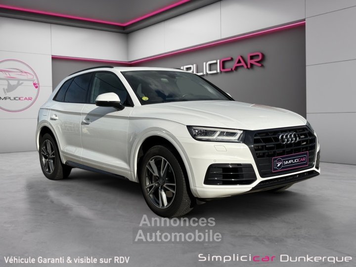 Audi Q5 20 TDI 163 S tronic 7 Quattro Design Luxe Garantie 12 Mois Toit Ouvrant Sièges Chauffants Carplay Hayon Electrique Virtual - 1