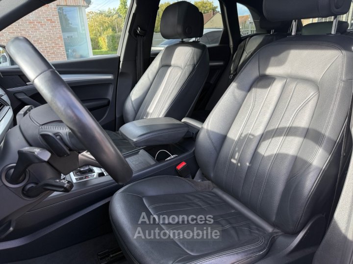 Audi Q5 20 TDI 163 S tronic 7 Quattro Design Luxe Garantie 12 Mois Toit Ouvrant Sièges Chauffants Carplay Hayon Electrique Virtual - 4