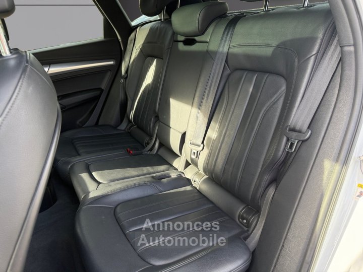 Audi Q5 20 TDI 163 S tronic 7 Quattro Design Luxe Garantie 12 Mois Toit Ouvrant Sièges Chauffants Carplay Hayon Electrique Virtual - 5
