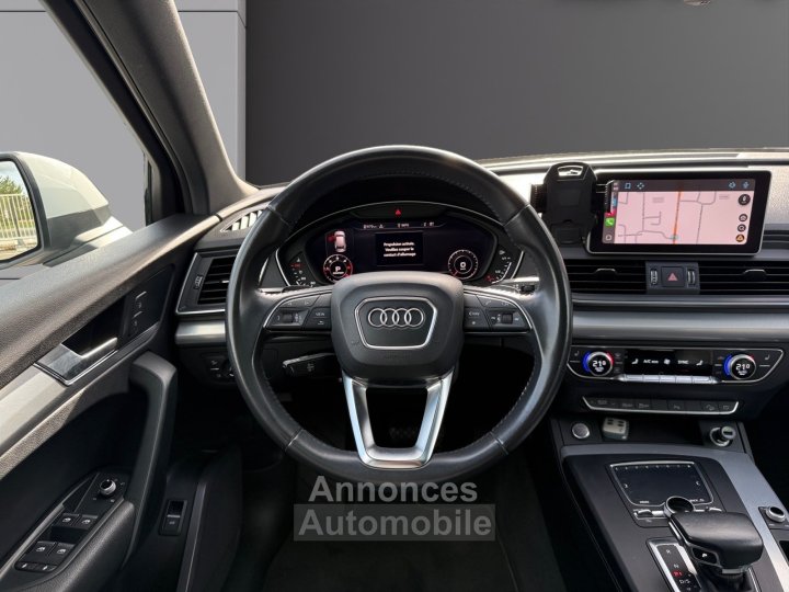 Audi Q5 20 TDI 163 S tronic 7 Quattro Design Luxe Garantie 12 Mois Toit Ouvrant Sièges Chauffants Carplay Hayon Electrique Virtual - 11