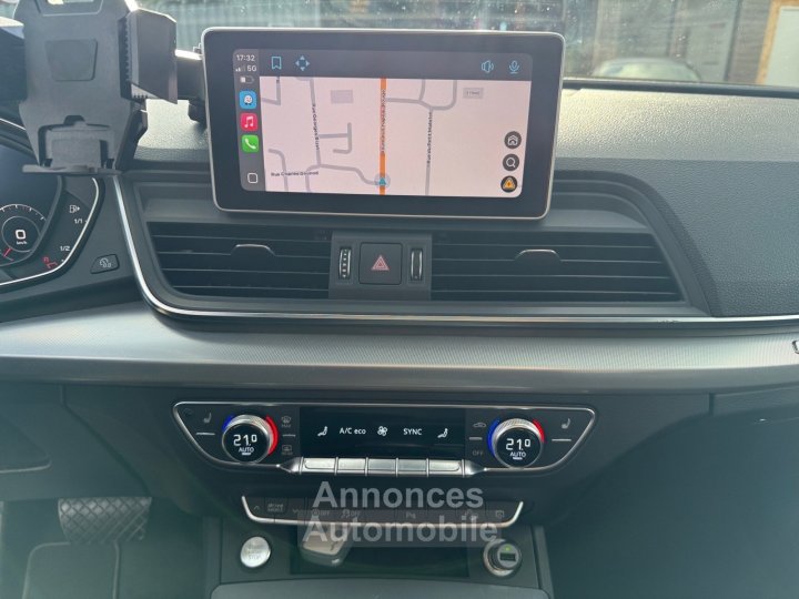 Audi Q5 20 TDI 163 S tronic 7 Quattro Design Luxe Garantie 12 Mois Toit Ouvrant Sièges Chauffants Carplay Hayon Electrique Virtual - 13