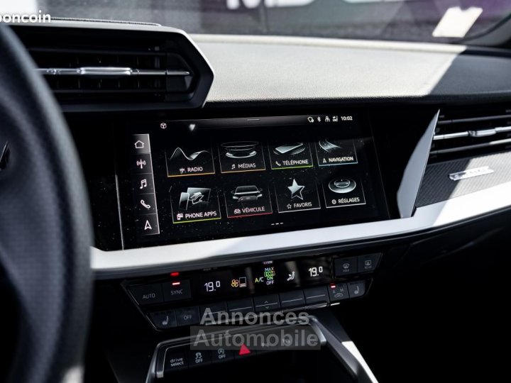 Audi RS3 Sportback 25 TFSI 400 S tronic 7 Quattro Leasing 590 Euros- Mois - 21