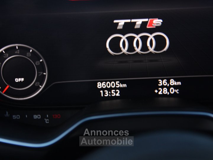 Audi TTS coupe 20 TFSI 310ch quattro S tronic 6 - 18