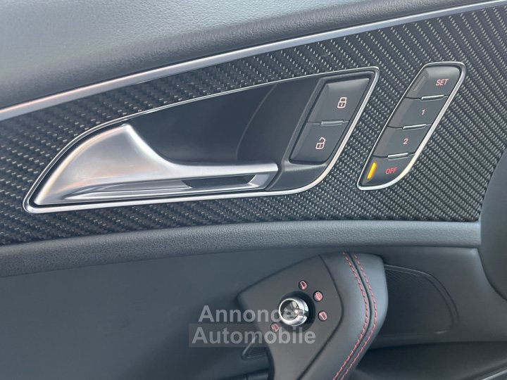 Audi RS6 AVANT 4,0 V8 TFSI 560 QUATTRO PACK EXCLUSIF GPS CAMERA KEYLESS HIFI BOSE MATRIX LED DR - 40