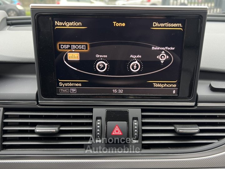Audi A6 IV AVUS QUATTRO 30 TDI 245 Cv BVA7 INTERIEUR CUIR ATTELAGE CRIT AIR 2 - GARANTIE 1 AN - 29