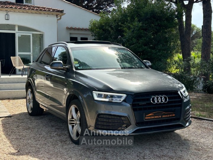Audi Q3 20 TDI 184 ch S tronic 7 Quattro S line / FULL OPTIONS / ENTRETIEN COMPLET / DISTRIBUTION EFFECTUÉE - 1