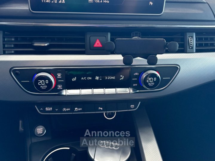 Audi A4 Avant 20 TDI 190 ch S line ~ Siège et hayon électrique ~ Caméra de recul ~ Virtual cockpit ~ Rien à prévoir ~ Full suivi - 24