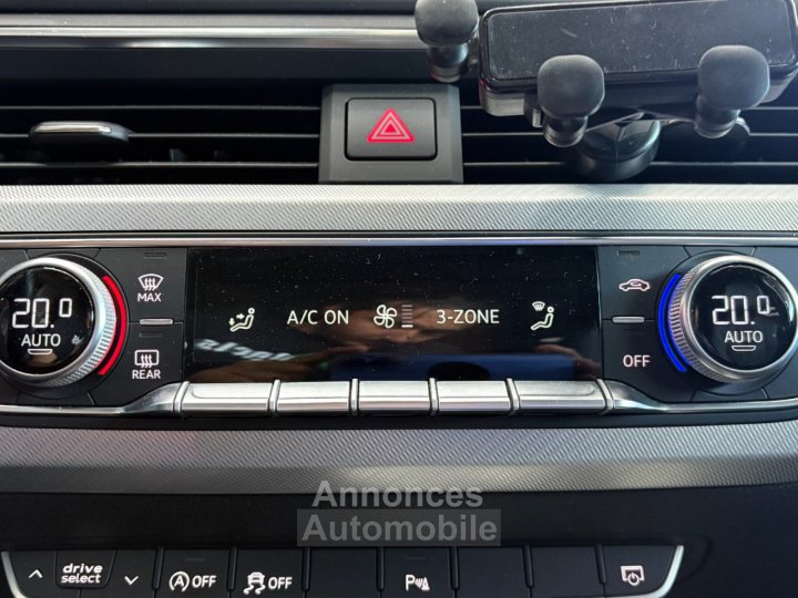 Audi A4 Avant 20 TDI 190 ch S line ~ Siège et hayon électrique ~ Caméra de recul ~ Virtual cockpit ~ Rien à prévoir ~ Full suivi - 30