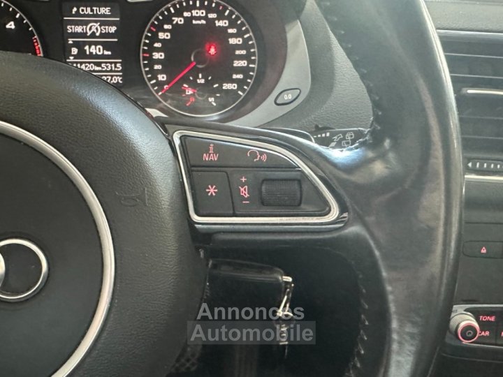Audi Q3 20 TDI 177 ch Quattro Ambiente PHASE 2 S tronic 7 ~ Climatisation automatique bi-zone ~ Écran multimédia ~ Radars AR - 12