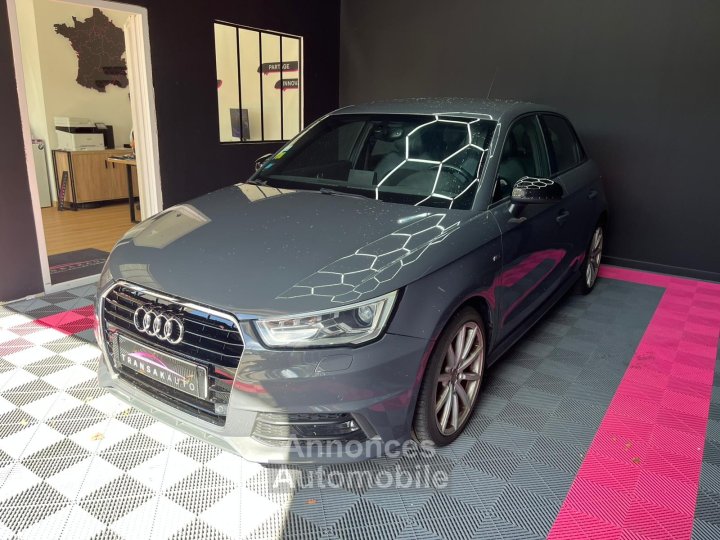 Audi A1 Sportback 16 TDI 116 S tronic 7 S line OFFRE SEPTEMBRE : -50% SUR GARANTIE / SUIVI COMPLET / DISTRIB / GRIS NARDO / RADARS / DRIVE SELECT - 3