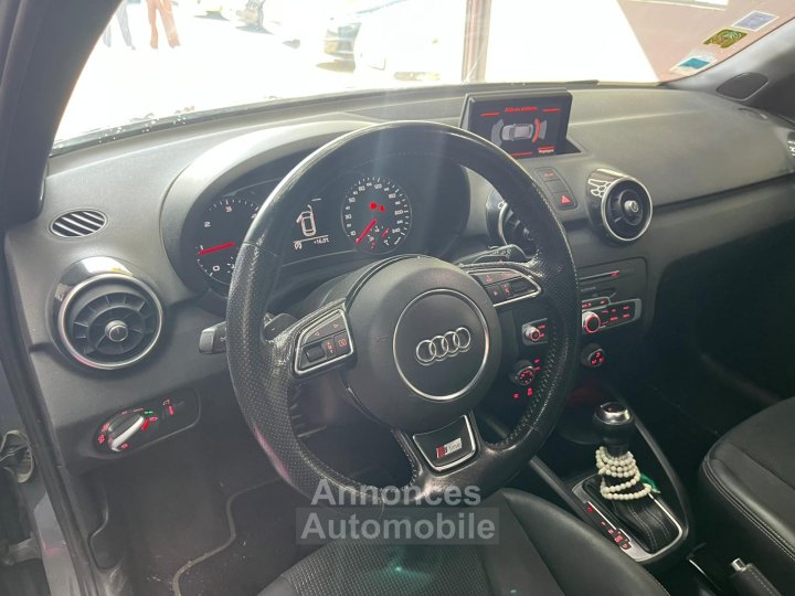Audi A1 Sportback 16 TDI 116 S tronic 7 S line OFFRE SEPTEMBRE : -50% SUR GARANTIE / SUIVI COMPLET / DISTRIB / GRIS NARDO / RADARS / DRIVE SELECT - 19