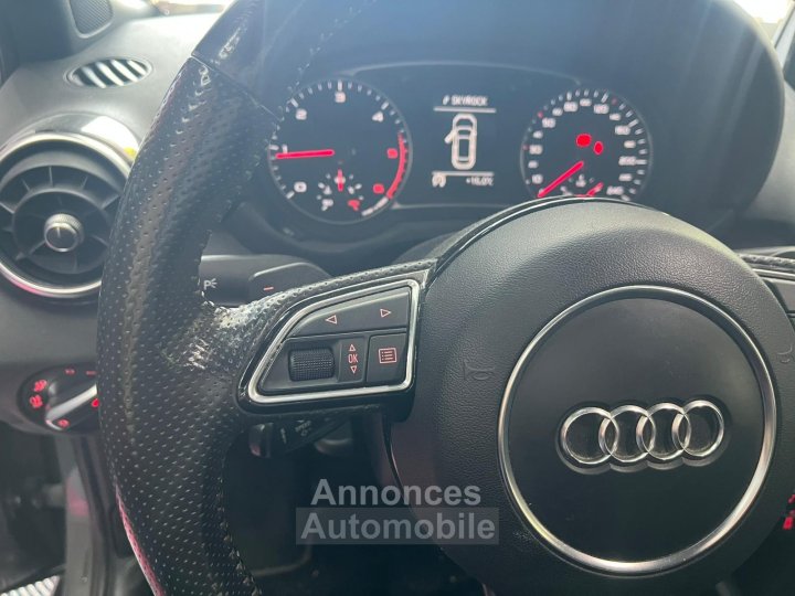 Audi A1 Sportback 16 TDI 116 S tronic 7 S line OFFRE SEPTEMBRE : -50% SUR GARANTIE / SUIVI COMPLET / DISTRIB / GRIS NARDO / RADARS / DRIVE SELECT - 20