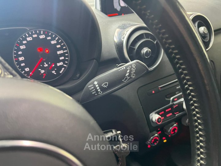 Audi A1 Sportback 16 TDI 116 S tronic 7 S line OFFRE SEPTEMBRE : -50% SUR GARANTIE / SUIVI COMPLET / DISTRIB / GRIS NARDO / RADARS / DRIVE SELECT - 23