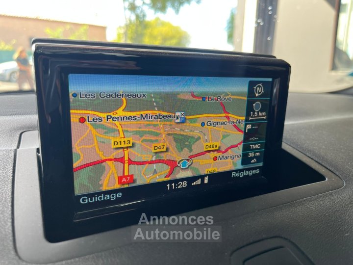 Audi A1 Sportback 16 TDI 116 S tronic 7 S line OFFRE SEPTEMBRE : -50% SUR GARANTIE / SUIVI COMPLET / DISTRIB / GRIS NARDO / RADARS / DRIVE SELECT - 28