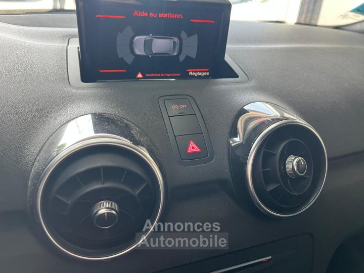 Audi A1 Sportback 16 TDI 116 S tronic 7 S line OFFRE SEPTEMBRE : -50% SUR GARANTIE / SUIVI COMPLET / DISTRIB / GRIS NARDO / RADARS / DRIVE SELECT - 29