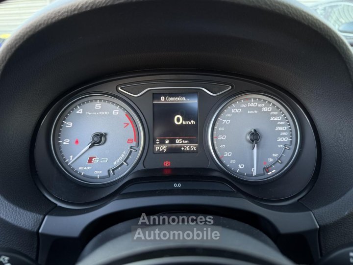 Audi S3 Berline 8V Quattro 20 TFSI - 300 - BV S-tronic - 12