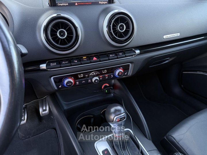 Audi S3 Berline 8V Quattro 20 TFSI - 300 - BV S-tronic - 14
