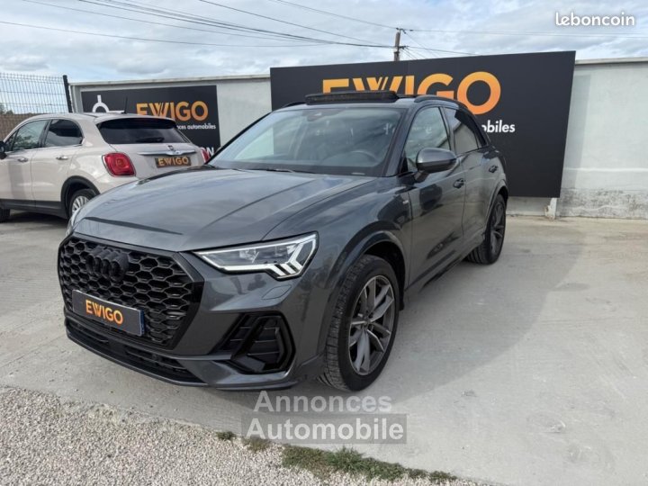 Audi Q3 20 35 TDI 150 ch S-LINE BVA TOIT OUVRANT CARPLAY ATTELAGE AMOV - 1