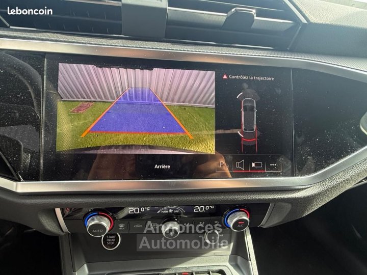 Audi Q3 20 35 TDI 150 ch S-LINE BVA TOIT OUVRANT CARPLAY ATTELAGE AMOV - 10