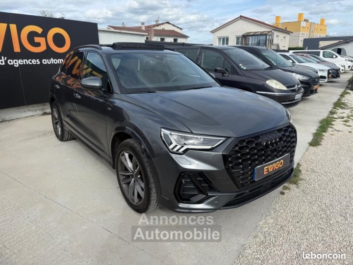 Audi Q3 20 35 TDI 150 ch S-LINE BVA TOIT OUVRANT CARPLAY ATTELAGE AMOV - 17