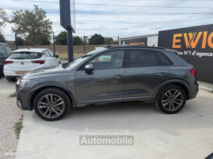 Audi Q3 20 35 TDI 150 ch S-LINE BVA TOIT OUVRANT CARPLAY ATTELAGE AMOV - 19