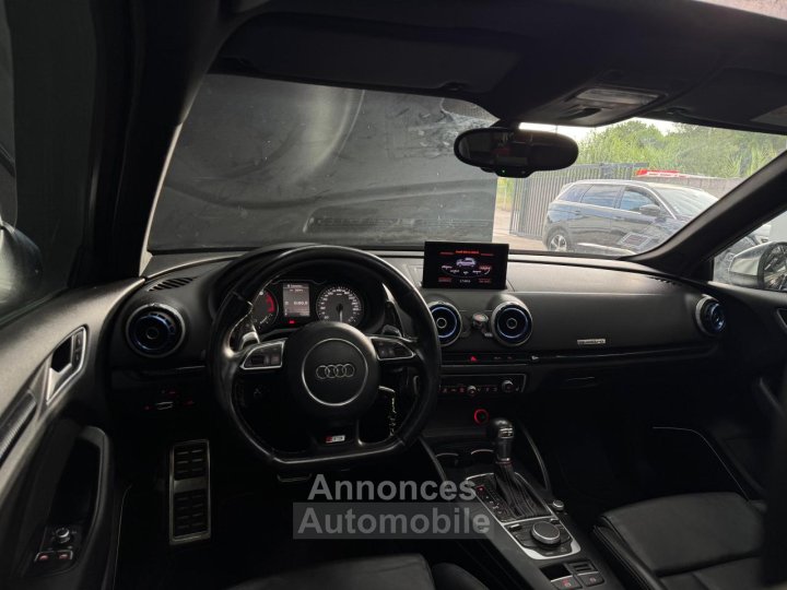 Audi S3 Quattro 20 TFSI 300 S-TRONIC Toit Ouvrant / Siéges chauffant / Ligne Miltek - 15