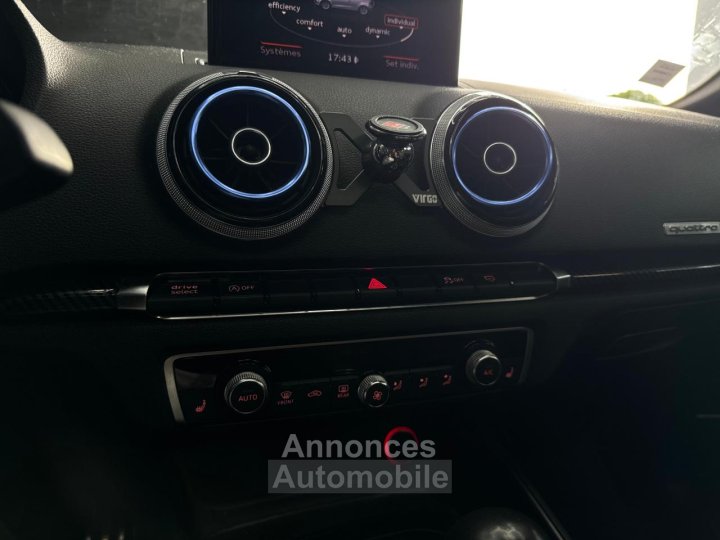 Audi S3 Quattro 20 TFSI 300 S-TRONIC Toit Ouvrant / Siéges chauffant / Ligne Miltek - 26