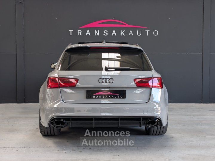 Audi RS6 AVANT PERFORMANCE 605 CH - SUIVI COMPLET - CERAMIQUE - PACK CARBONE - DYNAMIC %2B - IMMAT FR - 4