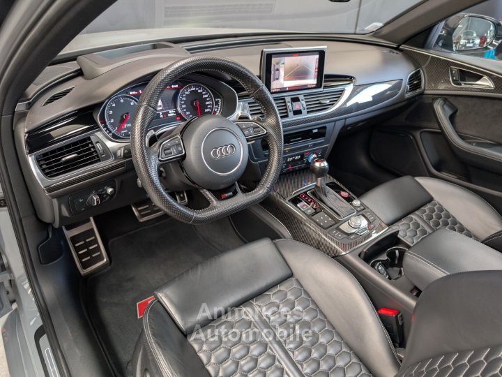 Audi RS6 AVANT PERFORMANCE 605 CH - SUIVI COMPLET - CERAMIQUE - PACK CARBONE - DYNAMIC %2B - IMMAT FR - 10