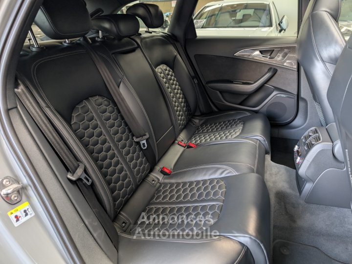 Audi RS6 AVANT PERFORMANCE 605 CH - SUIVI COMPLET - CERAMIQUE - PACK CARBONE - DYNAMIC %2B - IMMAT FR - 16