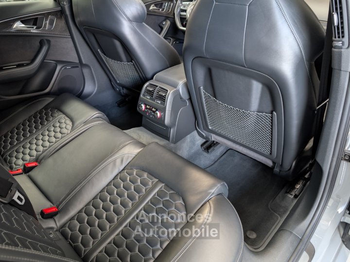 Audi RS6 AVANT PERFORMANCE 605 CH - SUIVI COMPLET - CERAMIQUE - PACK CARBONE - DYNAMIC %2B - IMMAT FR - 17