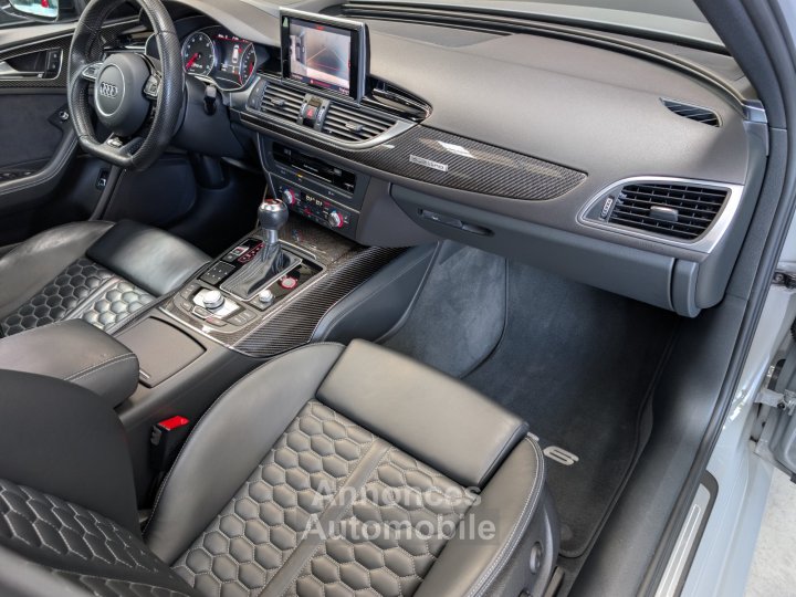 Audi RS6 AVANT PERFORMANCE 605 CH - SUIVI COMPLET - CERAMIQUE - PACK CARBONE - DYNAMIC %2B - IMMAT FR - 19