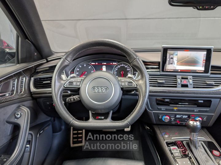 Audi RS6 AVANT PERFORMANCE 605 CH - SUIVI COMPLET - CERAMIQUE - PACK CARBONE - DYNAMIC %2B - IMMAT FR - 22