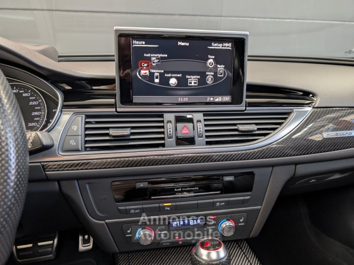 Audi RS6 AVANT PERFORMANCE 605 CH - SUIVI COMPLET - CERAMIQUE - PACK CARBONE - DYNAMIC %2B - IMMAT FR - 24