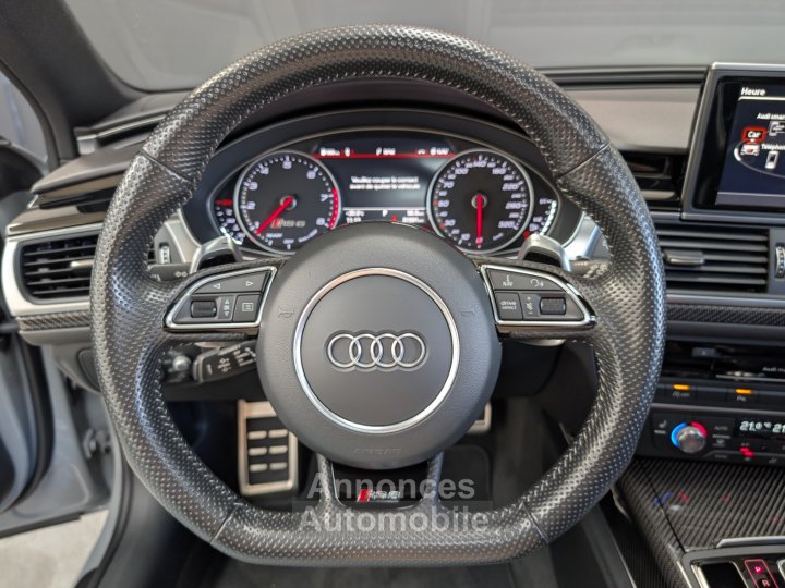 Audi RS6 AVANT PERFORMANCE 605 CH - SUIVI COMPLET - CERAMIQUE - PACK CARBONE - DYNAMIC %2B - IMMAT FR - 31