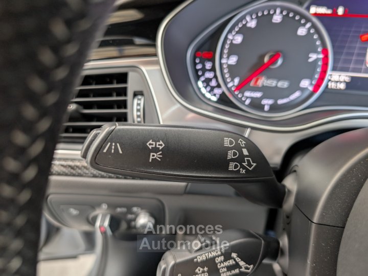 Audi RS6 AVANT PERFORMANCE 605 CH - SUIVI COMPLET - CERAMIQUE - PACK CARBONE - DYNAMIC %2B - IMMAT FR - 35