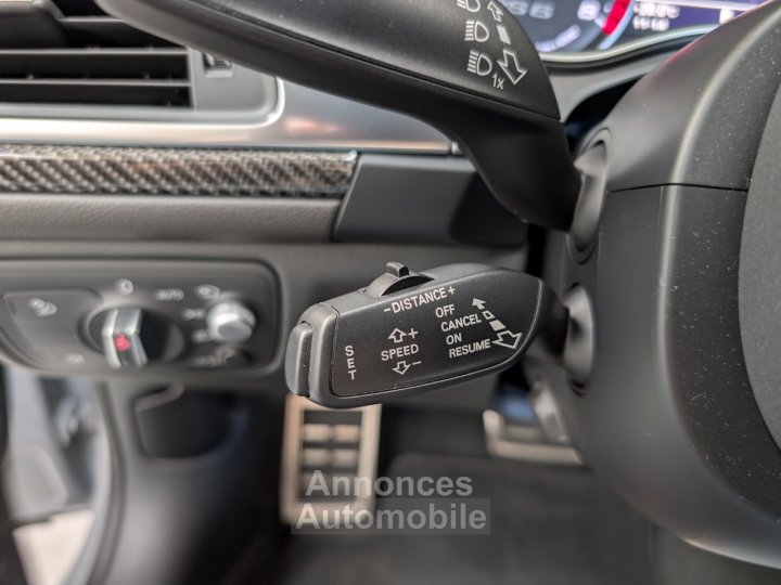 Audi RS6 AVANT PERFORMANCE 605 CH - SUIVI COMPLET - CERAMIQUE - PACK CARBONE - DYNAMIC %2B - IMMAT FR - 36