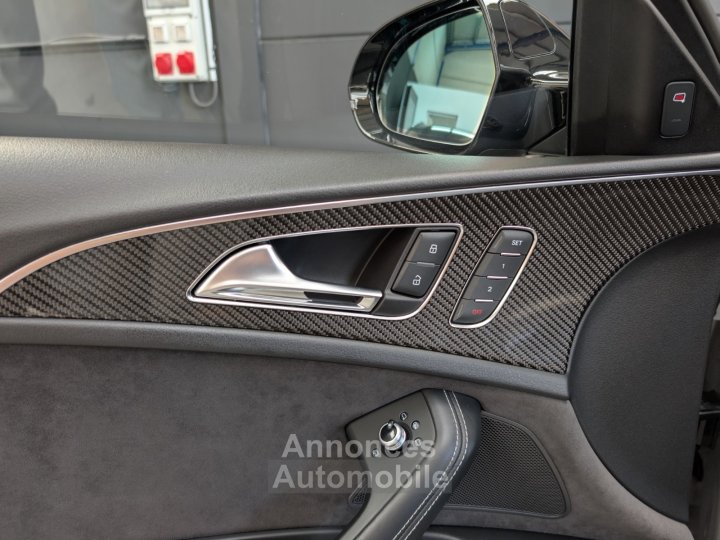 Audi RS6 AVANT PERFORMANCE 605 CH - SUIVI COMPLET - CERAMIQUE - PACK CARBONE - DYNAMIC %2B - IMMAT FR - 39