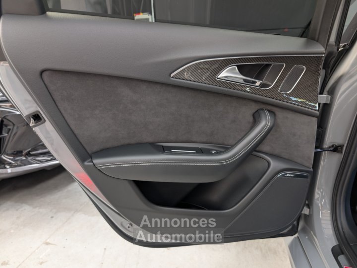 Audi RS6 AVANT PERFORMANCE 605 CH - SUIVI COMPLET - CERAMIQUE - PACK CARBONE - DYNAMIC %2B - IMMAT FR - 45