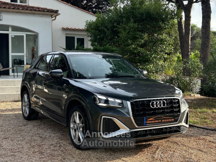 Audi Q2 35 TFSI 150 BVM6 S line / 2ÈME MAIN ORIGINE FRANCE / DOUBLE DE CLÉS / 40000KM - 1