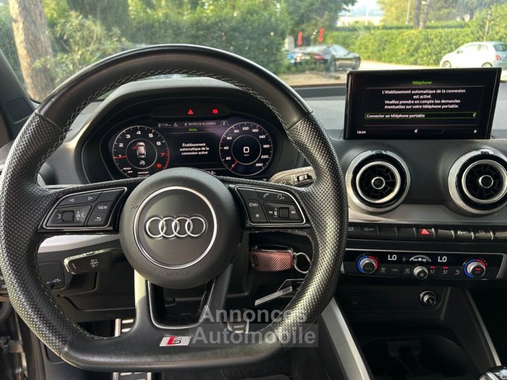 Audi Q2 35 TFSI 150 BVM6 S line / 2ÈME MAIN ORIGINE FRANCE / DOUBLE DE CLÉS / 40000KM - 13