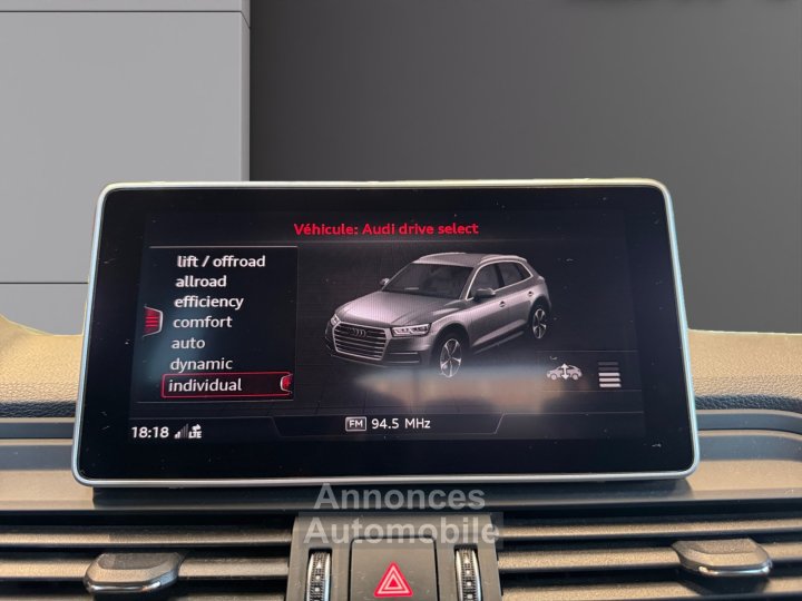Audi SQ5 30 V6 TDI 347 Tiptronic 8 Quattro ENTRETIEN - TOIT OUVRANT - ATTELAGE - BANGOLUFSEN - MATRIX - SUSPENSION PNEUMATIQUE - 14