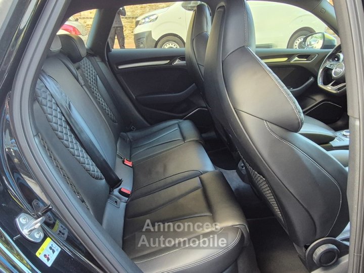 Audi S3 Sportback III SPORTBACK 20 TFSI 310 QUATTRO S TRONIC 7 Full Options (Toit/Cockpit) - 15